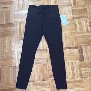 NWT Athleta Ultra High Rise Elation Cinch Leggings in Black Size Small